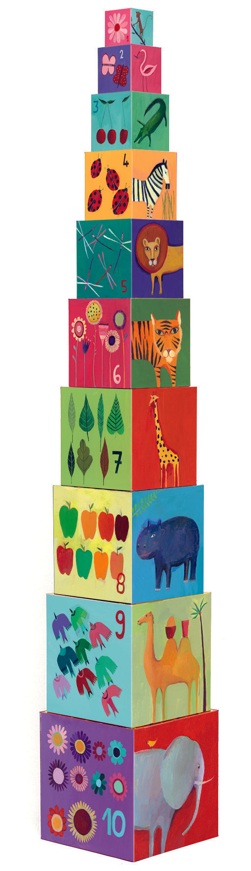 Djeco 10 Nature and Animals Blocks