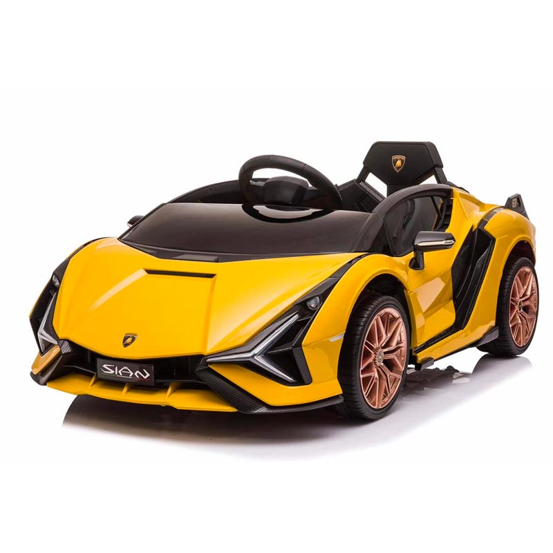 Azeno Lamborghini Sian Gul Elbil för barn