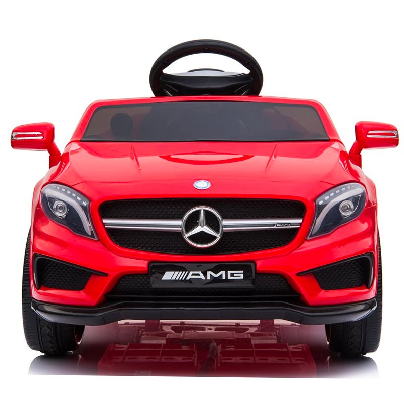 Azeno Mercedes AMG GLA45 Röd elbil för barn, 2x12V framifrån