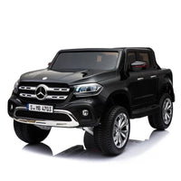 Thumbnail for Azeno Mercedes X-Class Svart Elbil för barn,  4x12V