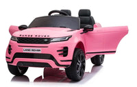 Thumbnail for Azeno Range Rover Evoque 12V Rosa Elbil för barn, 4x12V bild från sidan