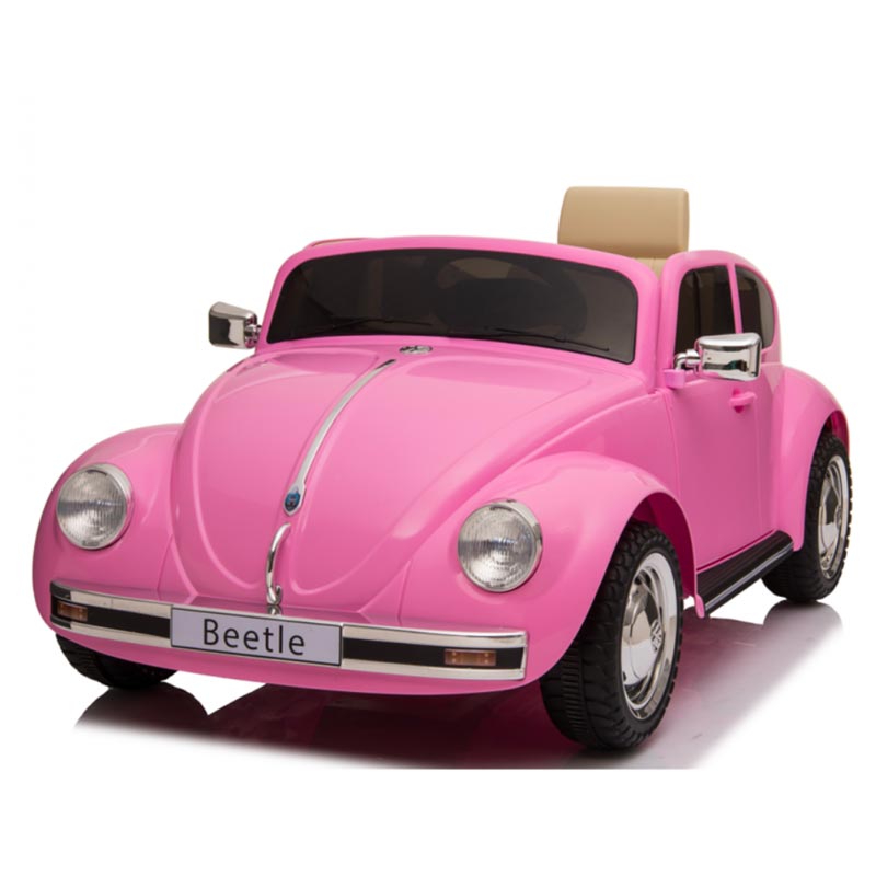 Azeno VW Beetle Classic Rosa Elbil för barn, 2x12V