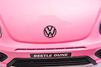 Thumbnail for Azeno VW Beetle Dune Rosa Elbil för barn bild på front