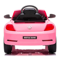 Thumbnail for Azeno VW Beetle Dune Rosa Elbil för barn bild på baksidan