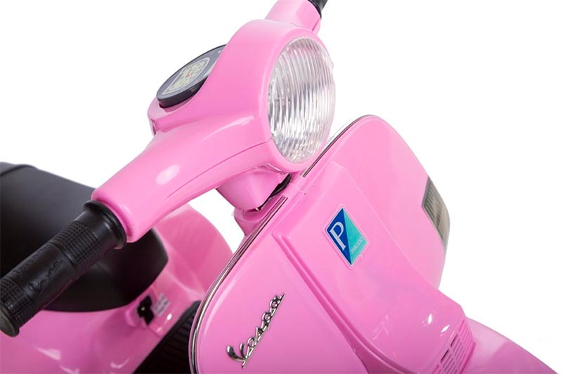 Azeno Vespa PX150 Rosa, 2x12V fronten