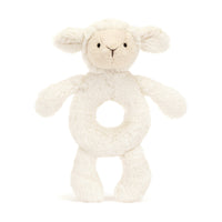 Thumbnail for Jellycat Bashful Lamb Ring Rattle