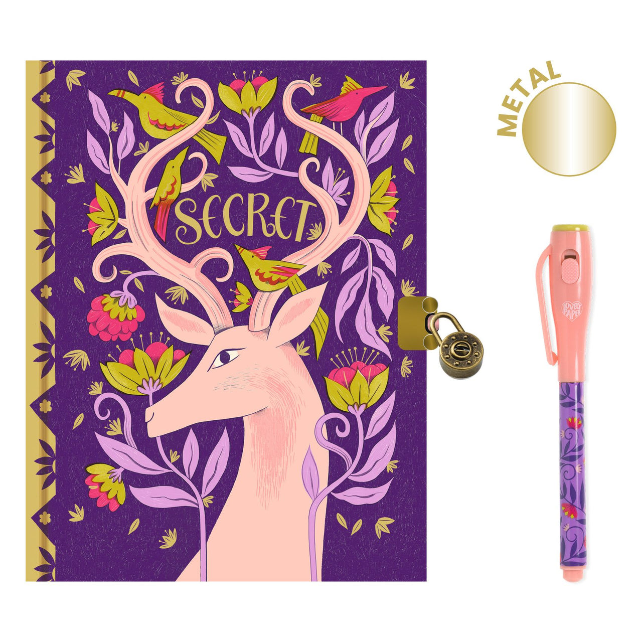 Djeco Melissa Secret Notebook