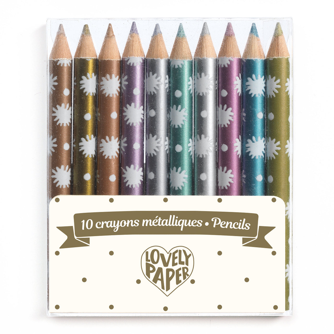 Djeco Mini metallic pencils Chichi - FSC MIX