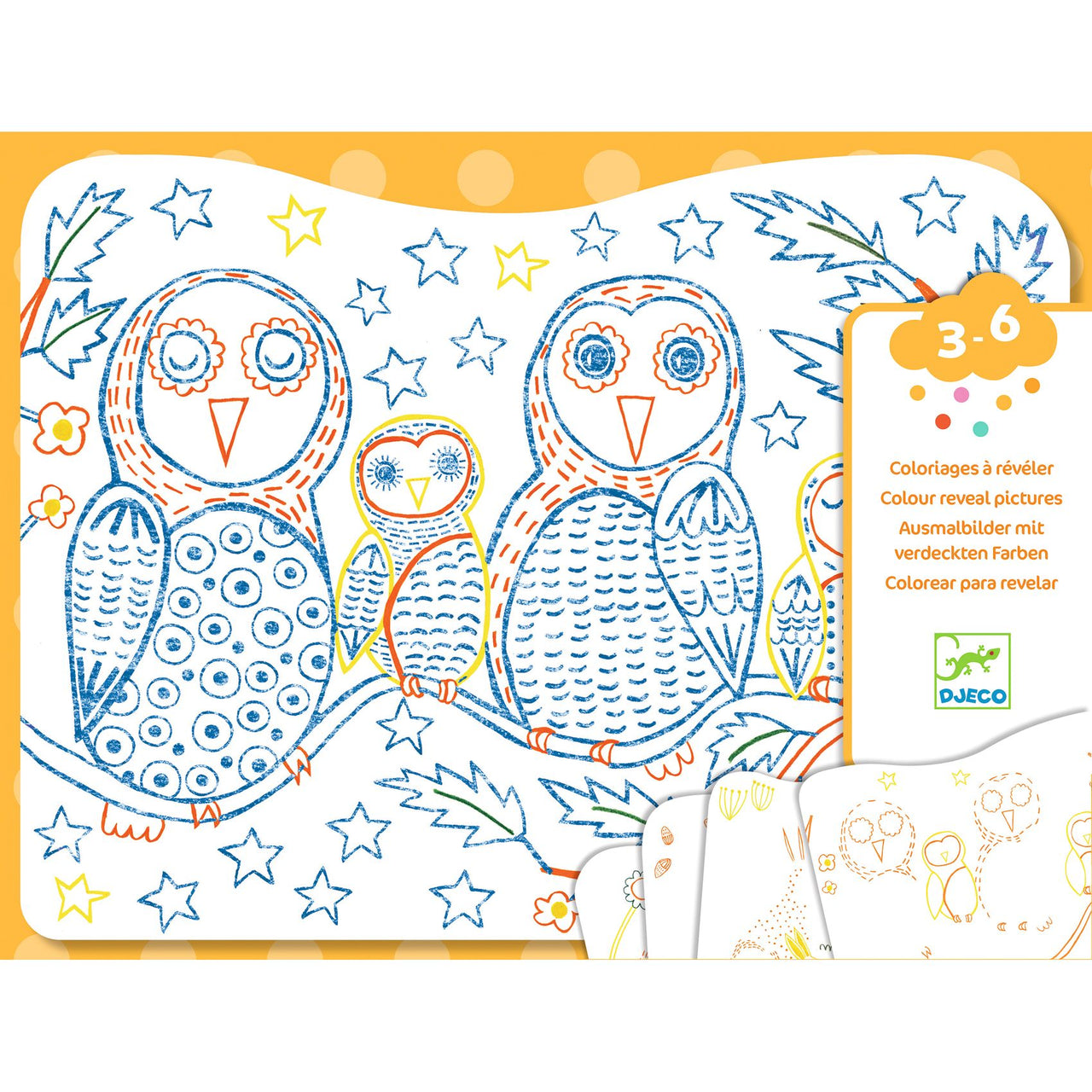 Djeco Colouring - Woodland Families - FSC MIX