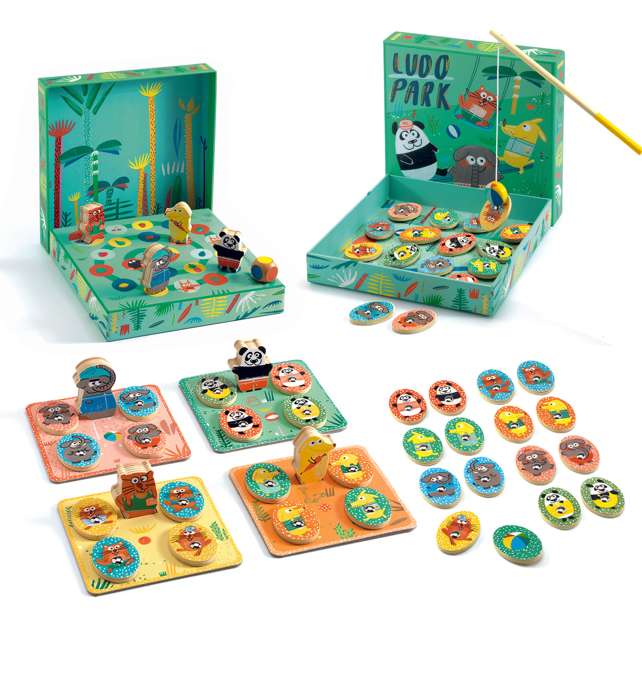 Djeco LudoPark - 4 games