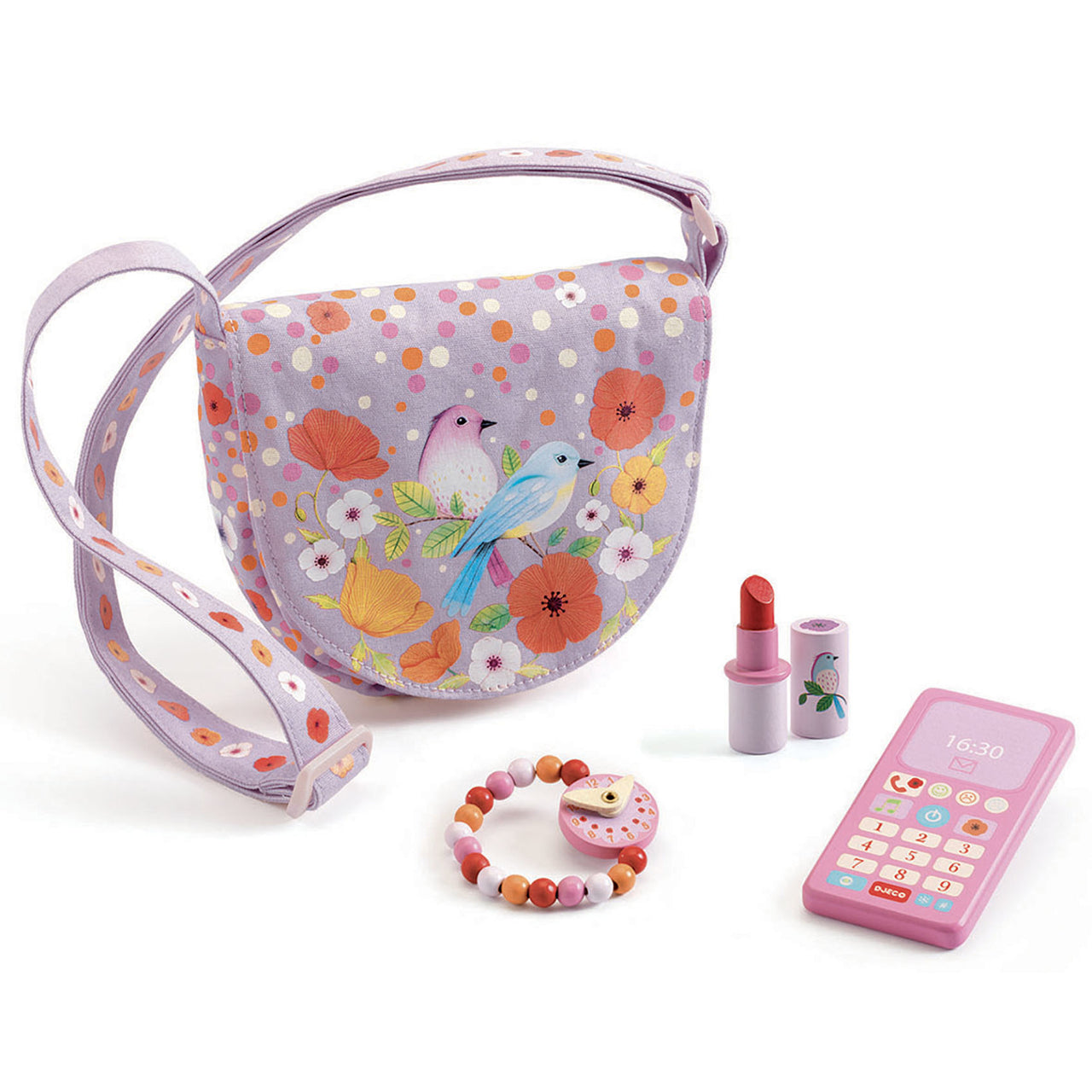 Djeco Birdie bag and accessories