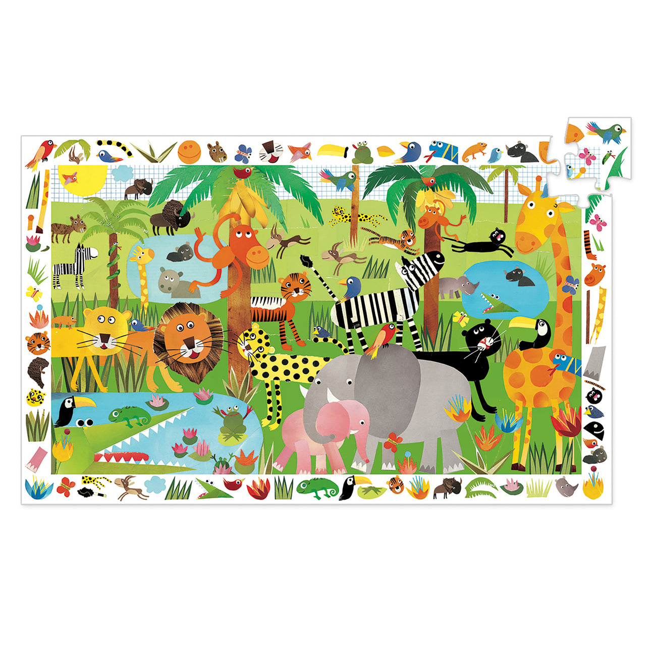 Djeco Observation puzzle Jungle