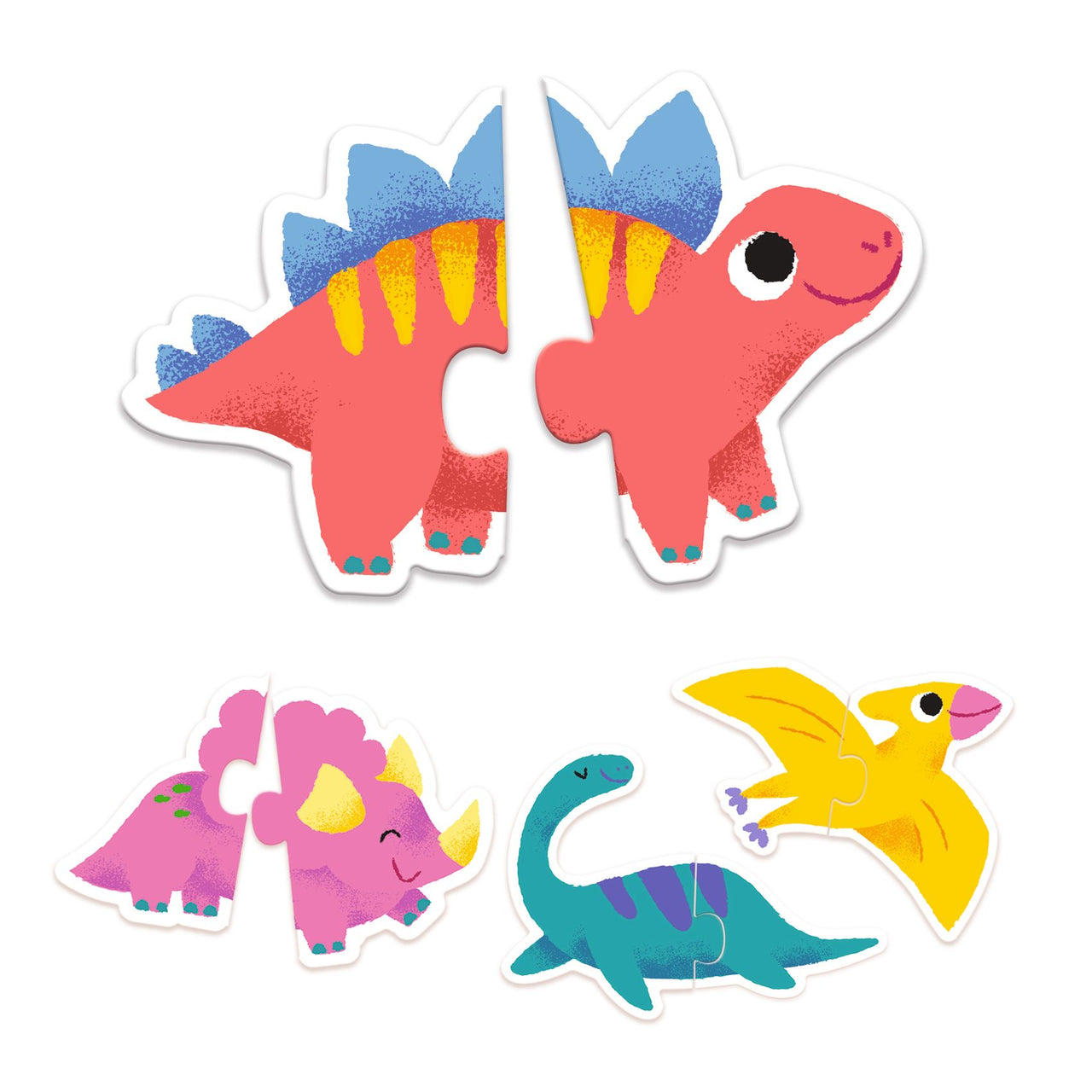 Djeco Puzzle Duo - Duo Dinos - FSC MIX