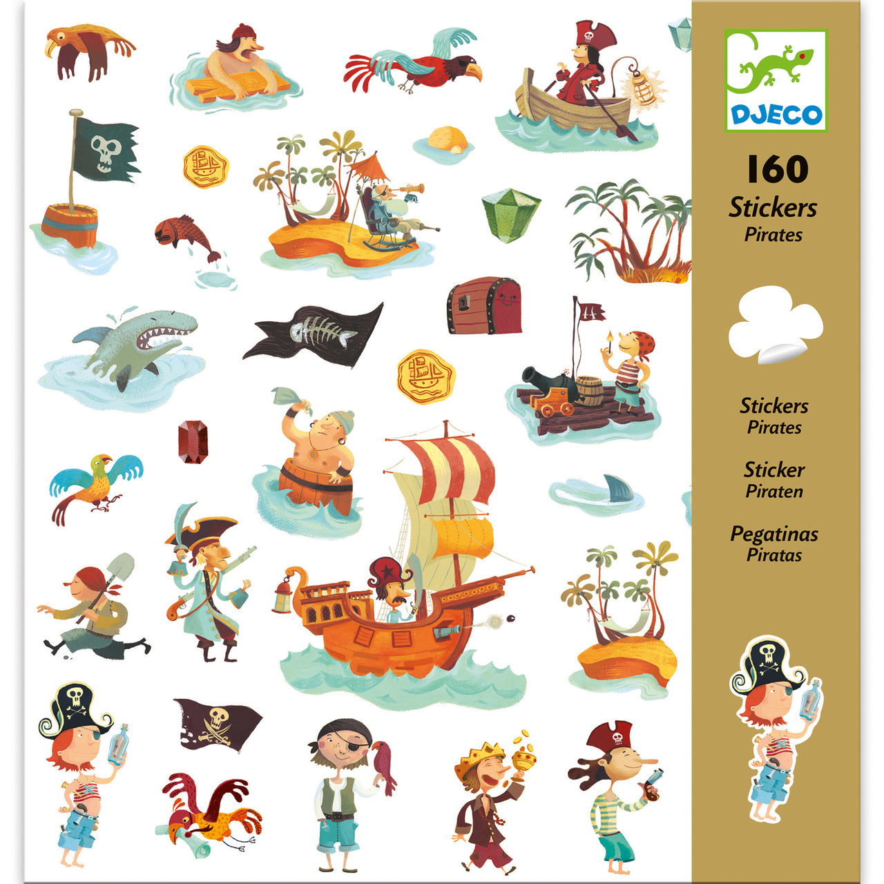 Djeco Stickers Pirates