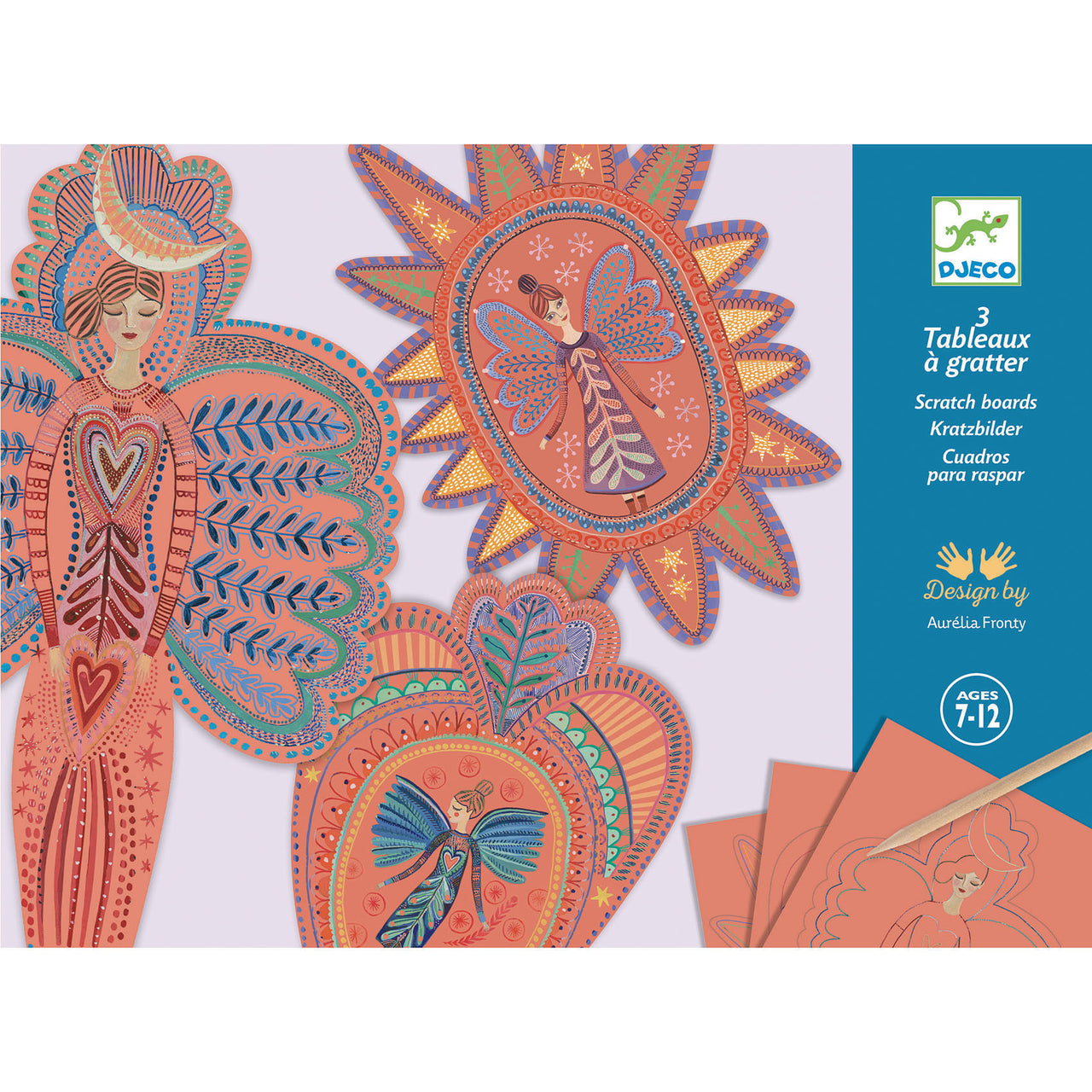 Djeco Scratch Cards - Angels