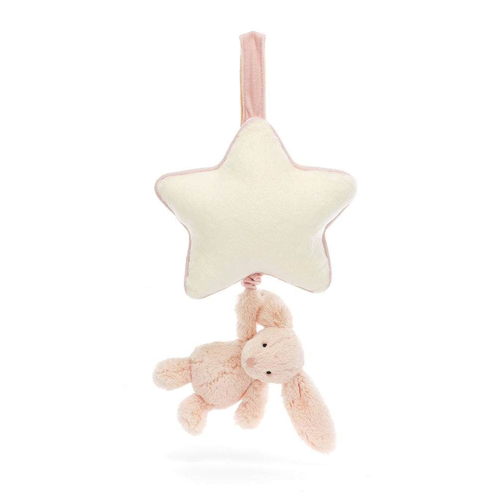 Jellycat Bashful Blush Bunny Musical Pull