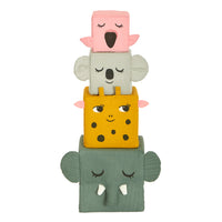 Thumbnail for Roommate STACKING BLOCKS - JUNGLE LIFE