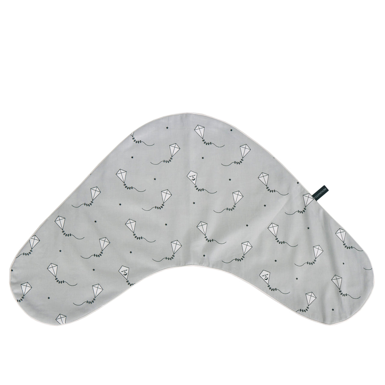 Roommate Kite nursing pillow cover grey/black