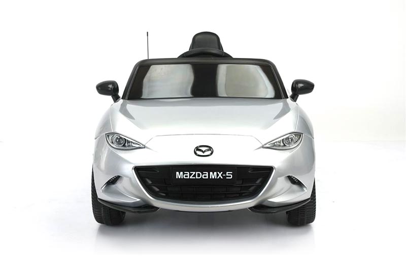 Azeno Mazda MX-5 Silver Elbil för barn, 4x12V